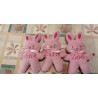 LAPIN 20 CM BRODÉ PRENOM