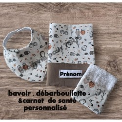 Lot bavoir , débarbouilette...