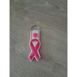 porte clé Octobre rose en...