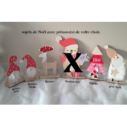 Les sujets de Noel personnalisés (stock limité) prenom