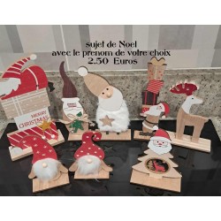 Les sujets de Noel personnalisés (stock limité) prenom