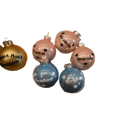 Boule de sapin personnalisée