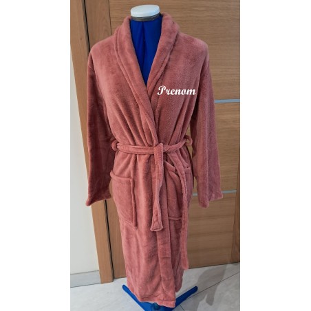 peignoir  brodé dos