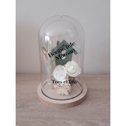 cloche garnie texte au choix