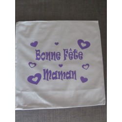 coussin  texte au choix