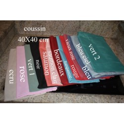 coussin  texte au choix