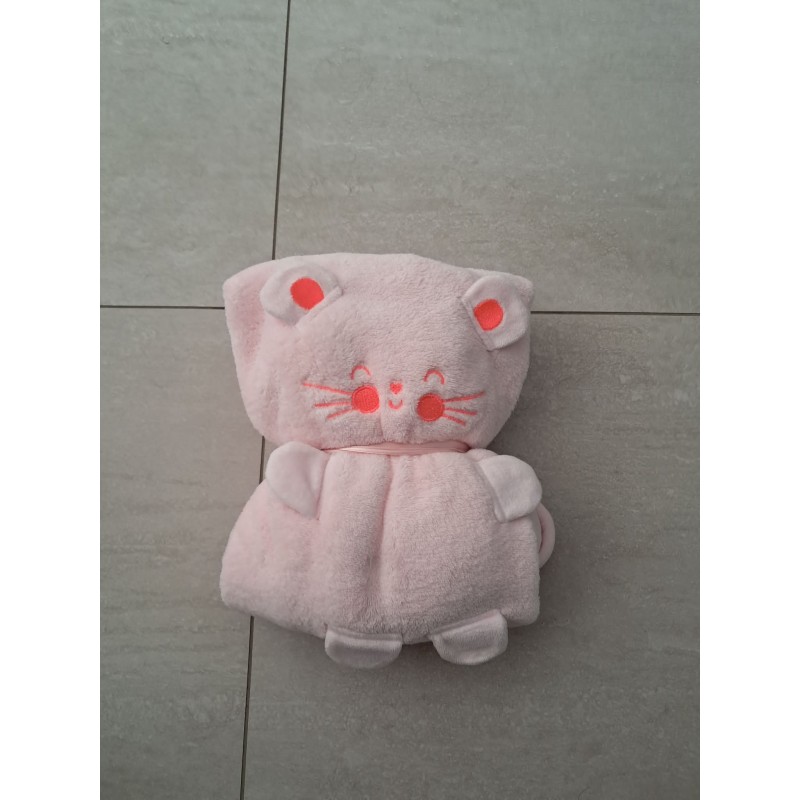 Plaid brodé un prenom 75 cm X100 cm