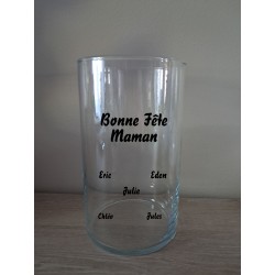 Grand Vase texte au choix