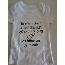 Body personnalisé Manches courtes