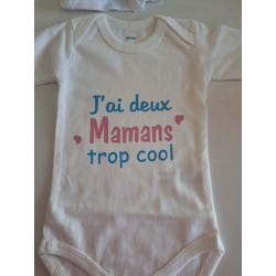 Body personnalisé Manches courtes