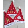 bonnet de Noel  avec le prenom de votre choix