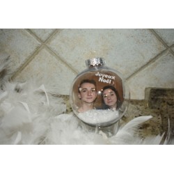 boule de noel neige avec la...