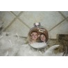 boule de noel neige avec la photo de votre choix