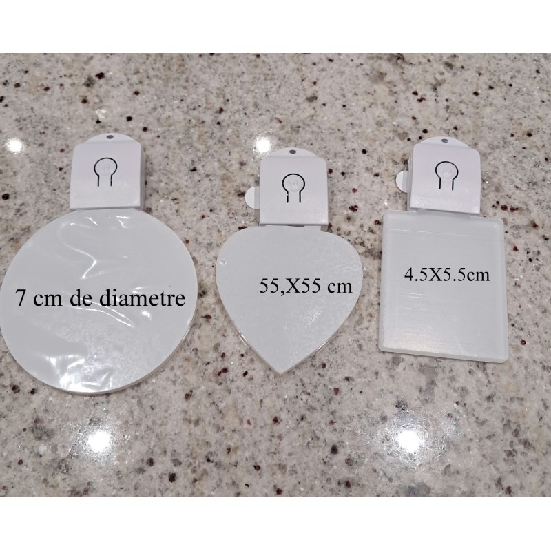 boule lumineuse rectangle ,coeur ou ronde avec la photo de votre choix