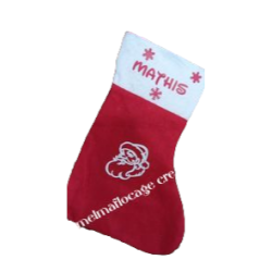 Chaussette / botte de noël personnalisée