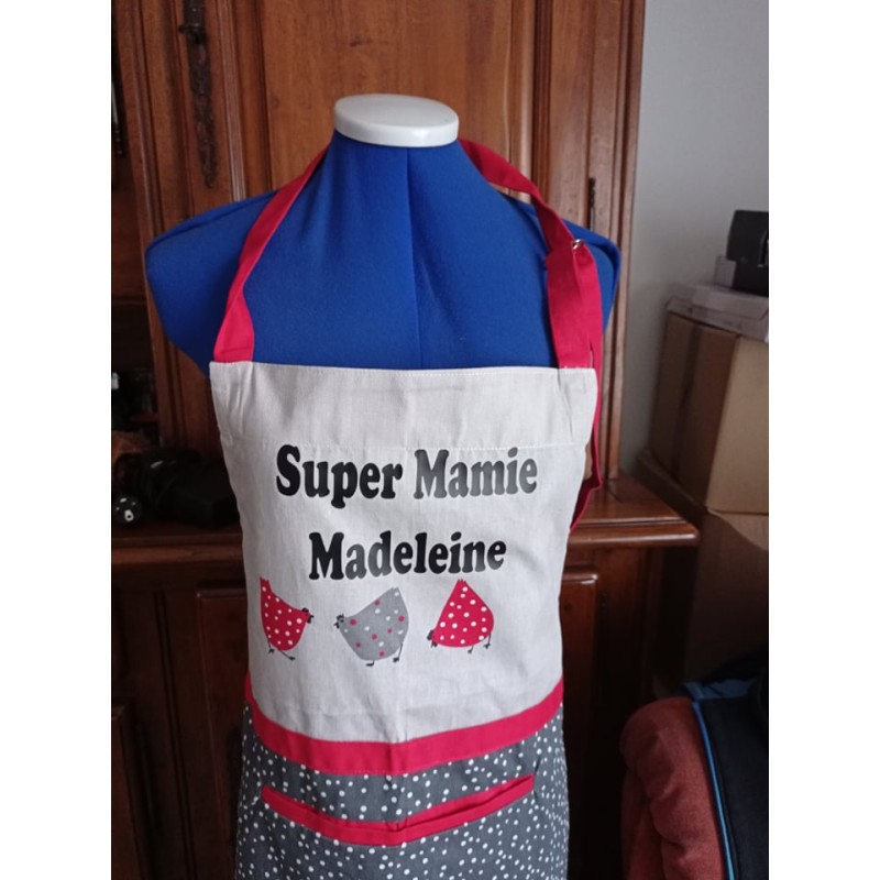 tablier texte