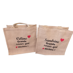 Sac personnalisé toile de...