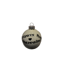 Boule de sapin personnalisée