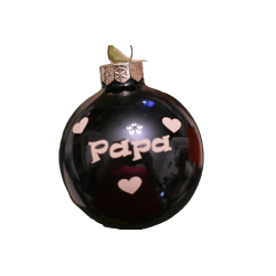 Boule de sapin personnalisée
