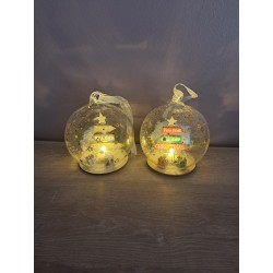 Magnifique boule lumineuse avec le prenom de votre choix 5€   9 cm de diametre