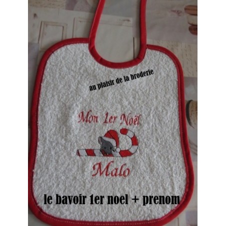 bavoir de noel
